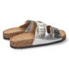 Sandalias planas dorada mujer planta bio 1AY-1056