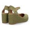 Sandalias de cuña media en yute para mujer CF-3036
