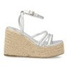 Sandalias de plataforma en yute tiras para mujer JC-3225