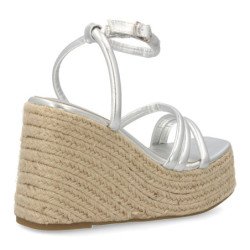 Sandalias de plataforma en yute tiras para mujer JC-3225