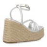Sandalias de plataforma en yute tiras para mujer JC-3225