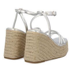 Sandalias de plataforma en yute tiras para mujer JC-3225