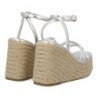 Sandalias de plataforma en yute tiras para mujer JC-3225
