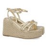 Sandalias de plataforma en yute tiras para mujer JC-3225