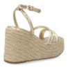 Sandalias de plataforma en yute tiras para mujer JC-3225