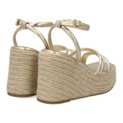 Sandalias de plataforma en yute tiras para mujer JC-3225