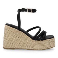 Sandalias de plataforma en yute tiras para mujer JC-3225