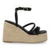 Sandalias de plataforma en yute tiras para mujer JC-3225