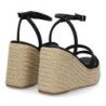 Sandalias de plataforma en yute tiras para mujer JC-3225