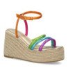 Sandalias de plataforma en yute tiras para mujer JC-3225