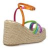 Sandalias de plataforma en yute tiras para mujer JC-3225