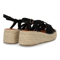 Sandalias de plataforma en yute para mujer MT-83