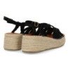 Sandalias de plataforma en yute para mujer MT-83