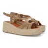 Sandalias de plataforma en yute para mujer MT-83