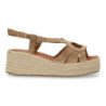 Sandalias de plataforma en yute para mujer MT-83