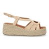 Sandalias de plataforma en yute para mujer MT-83