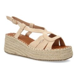Sandalias de plataforma en yute para mujer MT-83
