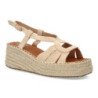 Sandalias de plataforma en yute para mujer MT-83
