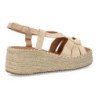 Sandalias de plataforma en yute para mujer MT-83