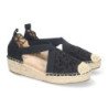 Sandalias planas en yute para mujer LLI-03