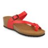 Sandalias de cuña bio tipo esclava mujer color amarillo M-28