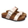 Sandalias planas material bio comoda mujer color beige M-282