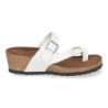 Sandalias de cuña bio estilo esclava para mujer color beige YF-87