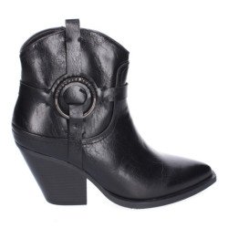 Botín cowboy para mujer comodos y elegantes diseño moderno adorno metálico