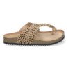Sandalias planas estilo esclava leopardo mujer 1A-1618