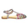 Sandalias planas para mujer diseño trenzado multi color 1U5