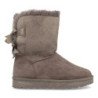 Botas australianas con lazo gris mujer