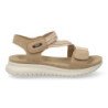 Sandalias planas cómodas para mujer color kaki 23K1688