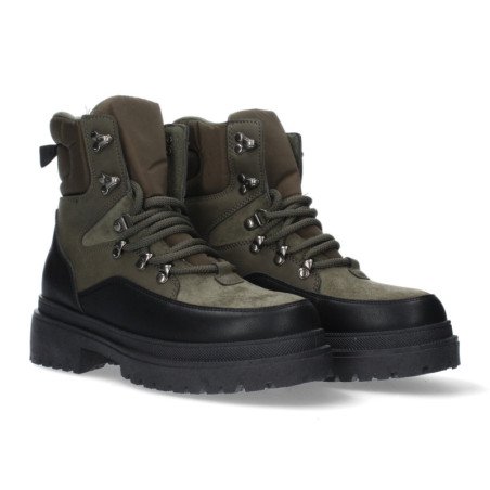Botin plano para mujer comodo con estampado multicolor y cierre