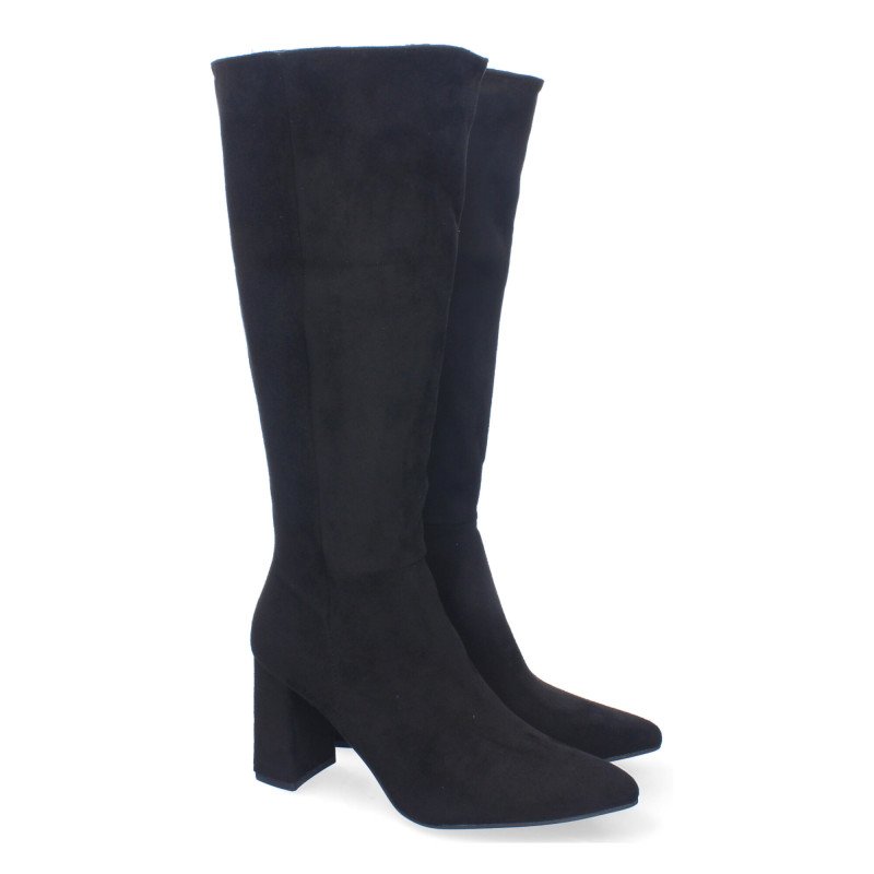 Botas elegantes altas para mujer color negro 2Z-2082S