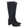 Botas elegantes altas para mujer color negro 2Z-2082S