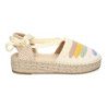 Alpargatas planas en yute estilo valenciana para mujer multi color 3U27