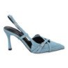 Zapatos de vestir tacón fino para mujer color azul 5U13