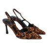 Zapatos de vestir tacón fino para mujer estampado animal 5U13