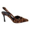 Zapatos de vestir tacón fino para mujer estampado animal 5U13