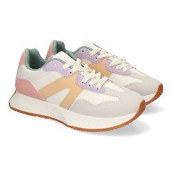 Deportivas sneakers cómodas para mujer color multi color 8917