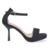 Sandalias de tacon fino para fiesta mujer color negro