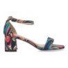 Sandalias de tacón multicolor para fiesta cómoda de mujer A-2401