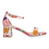 Sandalias de tacón multicolor para fiesta cómoda de mujer A-2401