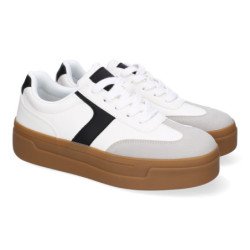 Zapatillas sneakers para mujer color blanco AD-3399