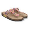 Sandalias planas estilo bio esclava para mujer color rosa AY-3068