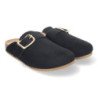 Zuecos planos para mujer cómodos color negro DB-3185