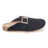 Zuecos planos para mujer cómodos color negro DB-3185