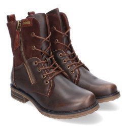 Botas estilo militar casual para mujer color marrón F6292