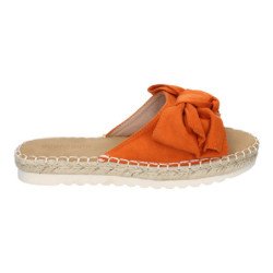 Sandalias planas cómodas para mujer pala con lazo multi color FB-5056