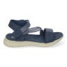 Sandalias planas cómodas cierre velcro mujer color marino FZ23-26